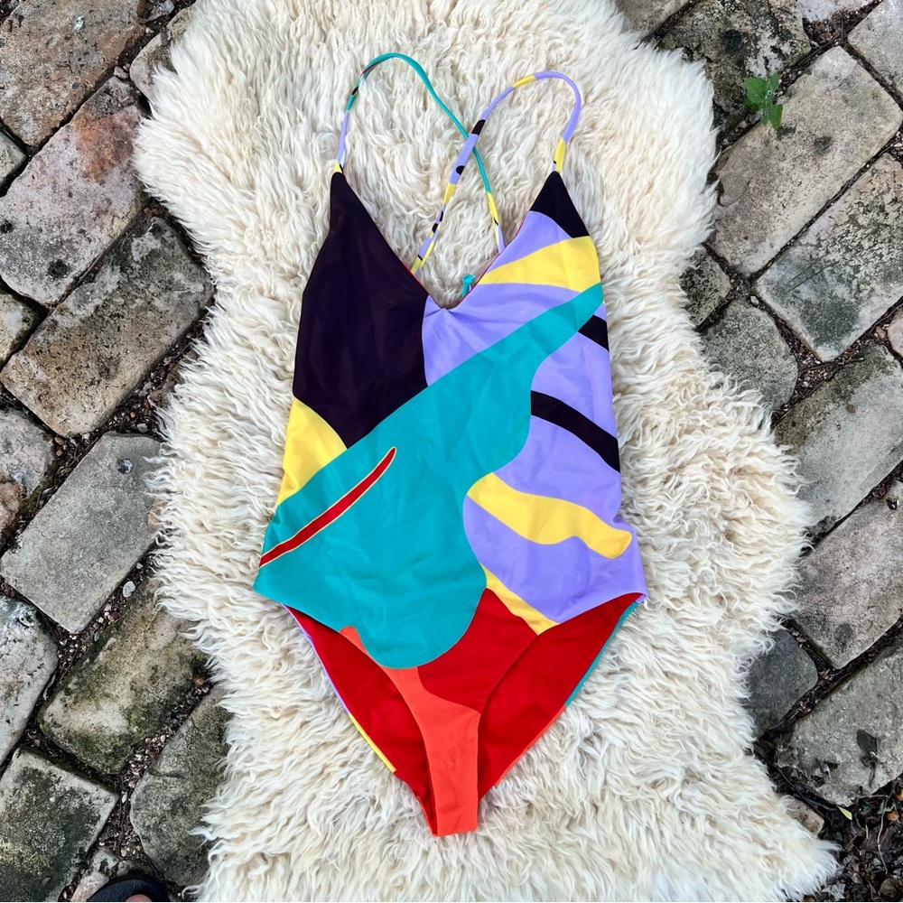Mara Hoffman Abstract Emma One Piece